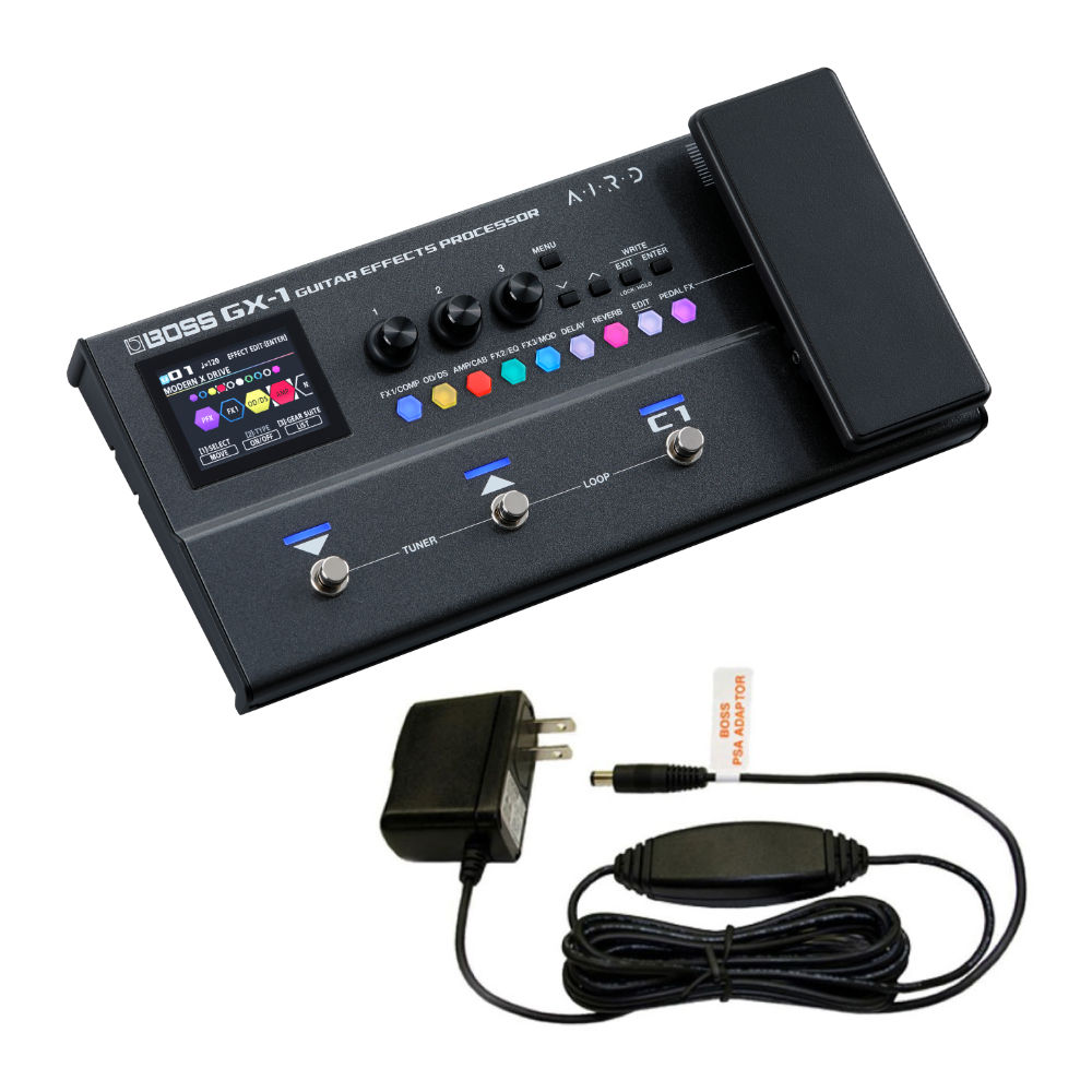 BOSS ボス GX-1 マルチエフェクター 純正アダプター付きセット Guitar