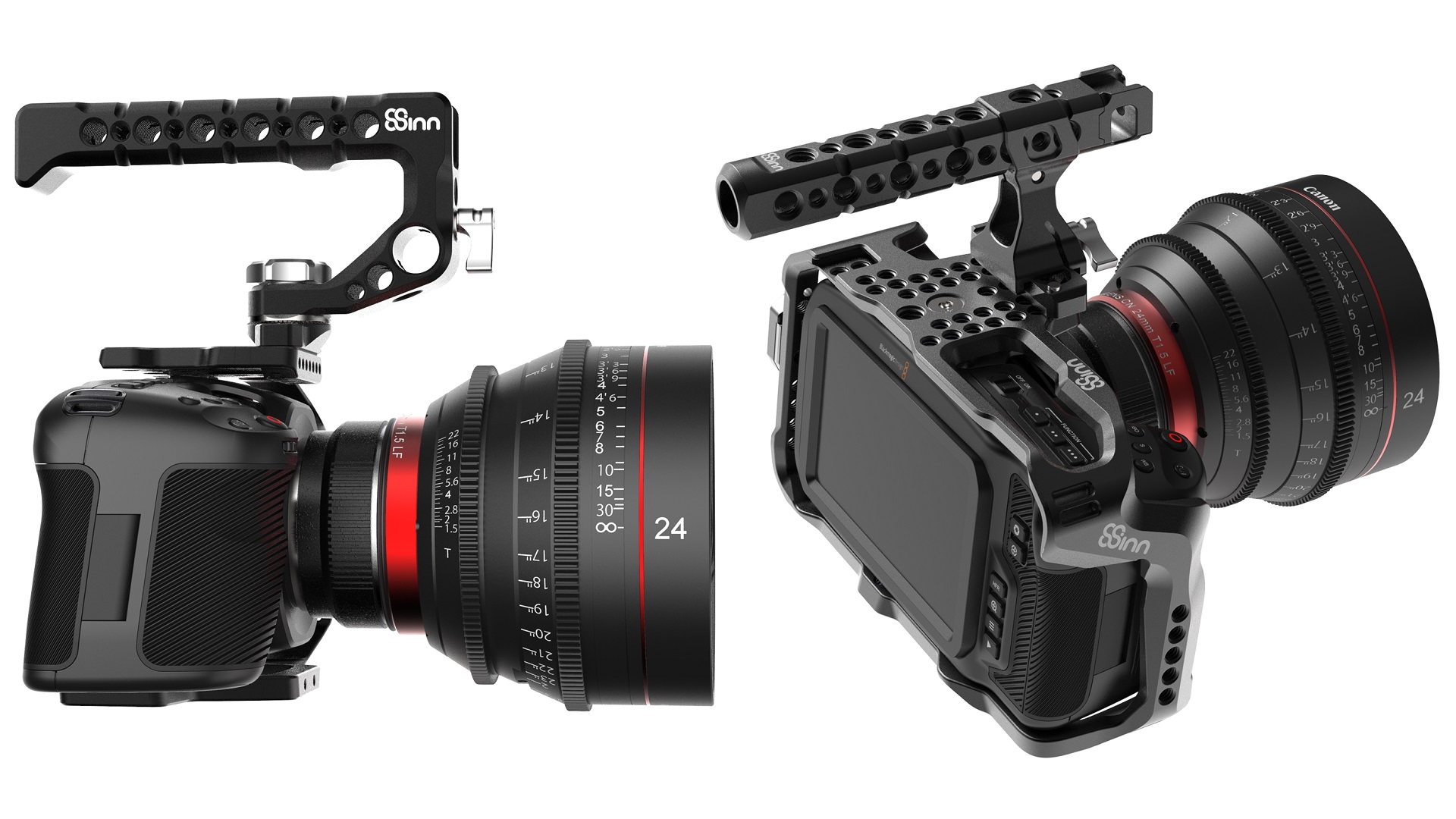 8SinnがブラックマジックデザインのPocket Cinema Camera 4K用のケージ