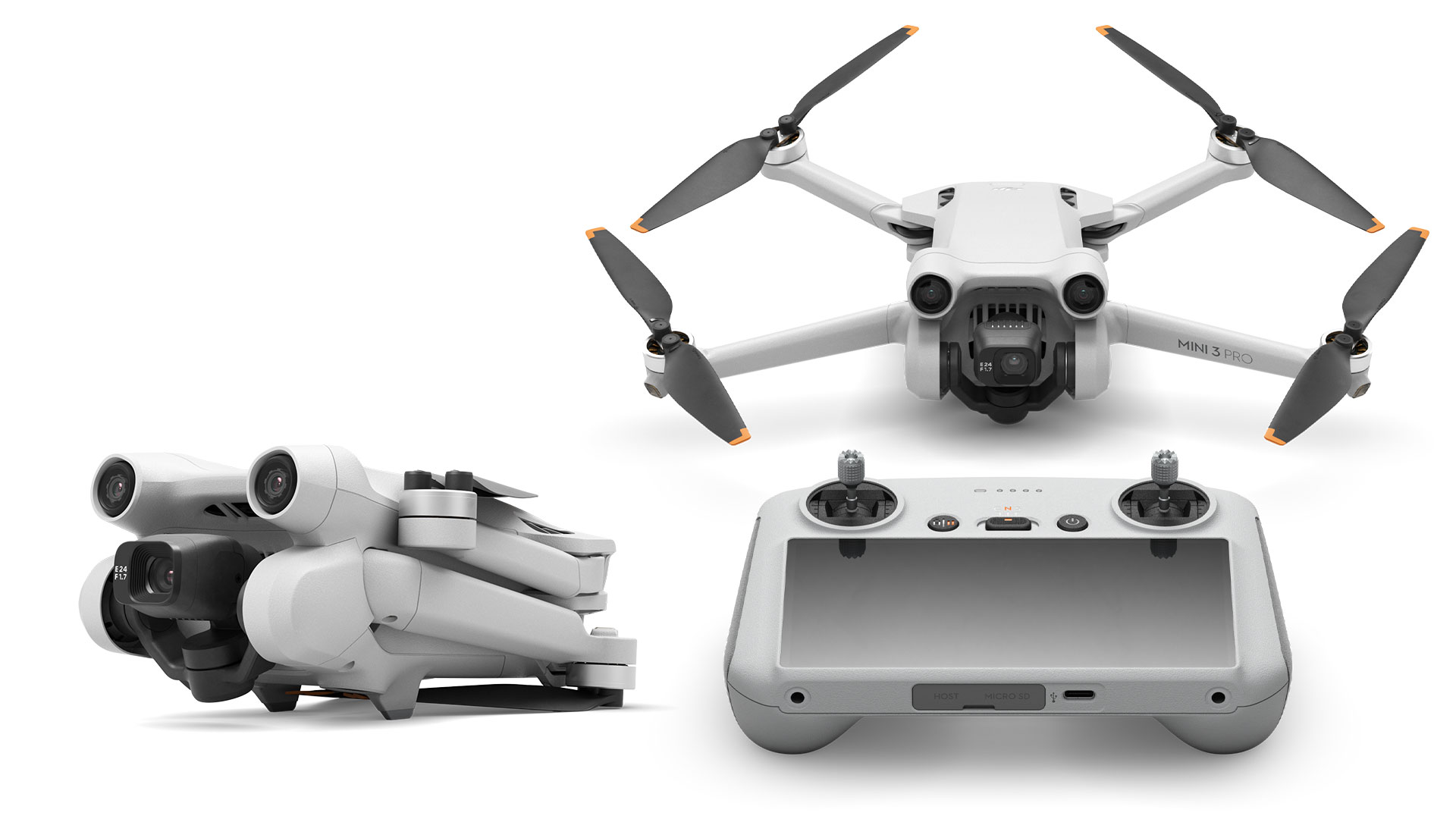 DJI Mini 3 Pro - 48メガピクセル、回転式カメラ、4K60pと障害物
