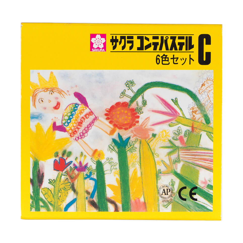 サクラコンテパステル6色セットC｜コンテパステル｜コンテパステル