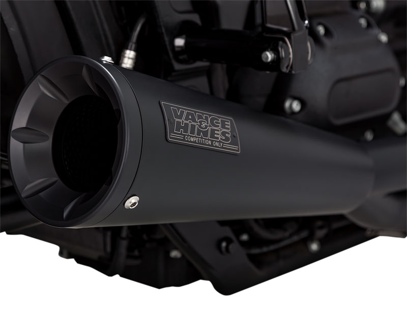 PCX搭載】VANCE＆HINES ステンレス UPSWEEP 2in1マフラー ブラック