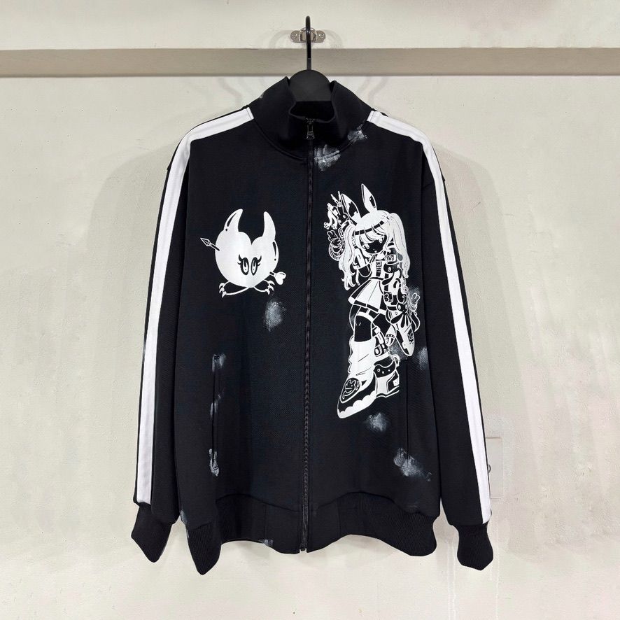 KIDILL - 【残り一点】Cyber Punk Track Top Stain Processed