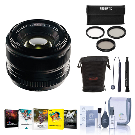 Fujifilm XF 35mm f/1.4 Lens with Basic Accessories Kit 16240755 A