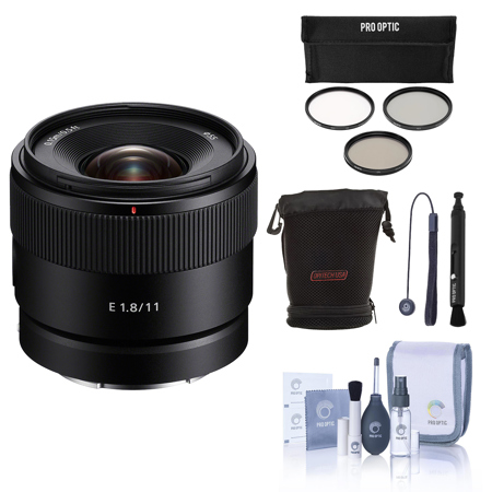 Sony E 11mm f/1.8 Lens for Sony E with Essentials Kit SEL11F18 EK