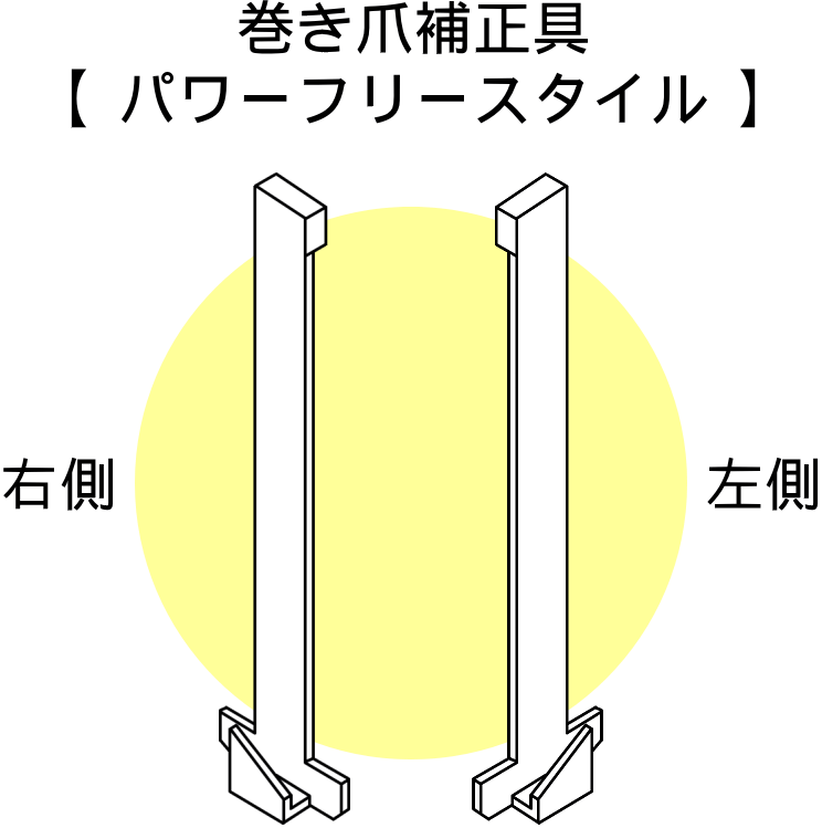 ペディグラス 巻き爪補正器具 (左10本／右10本) 計20本 【公式通販】