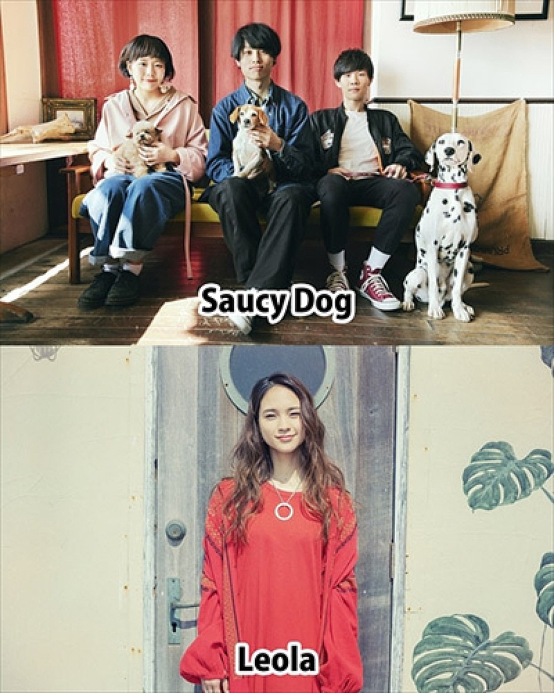 Saucy Dog 「ロケット」「世界の果て」のライブ音源が配信リリース開始