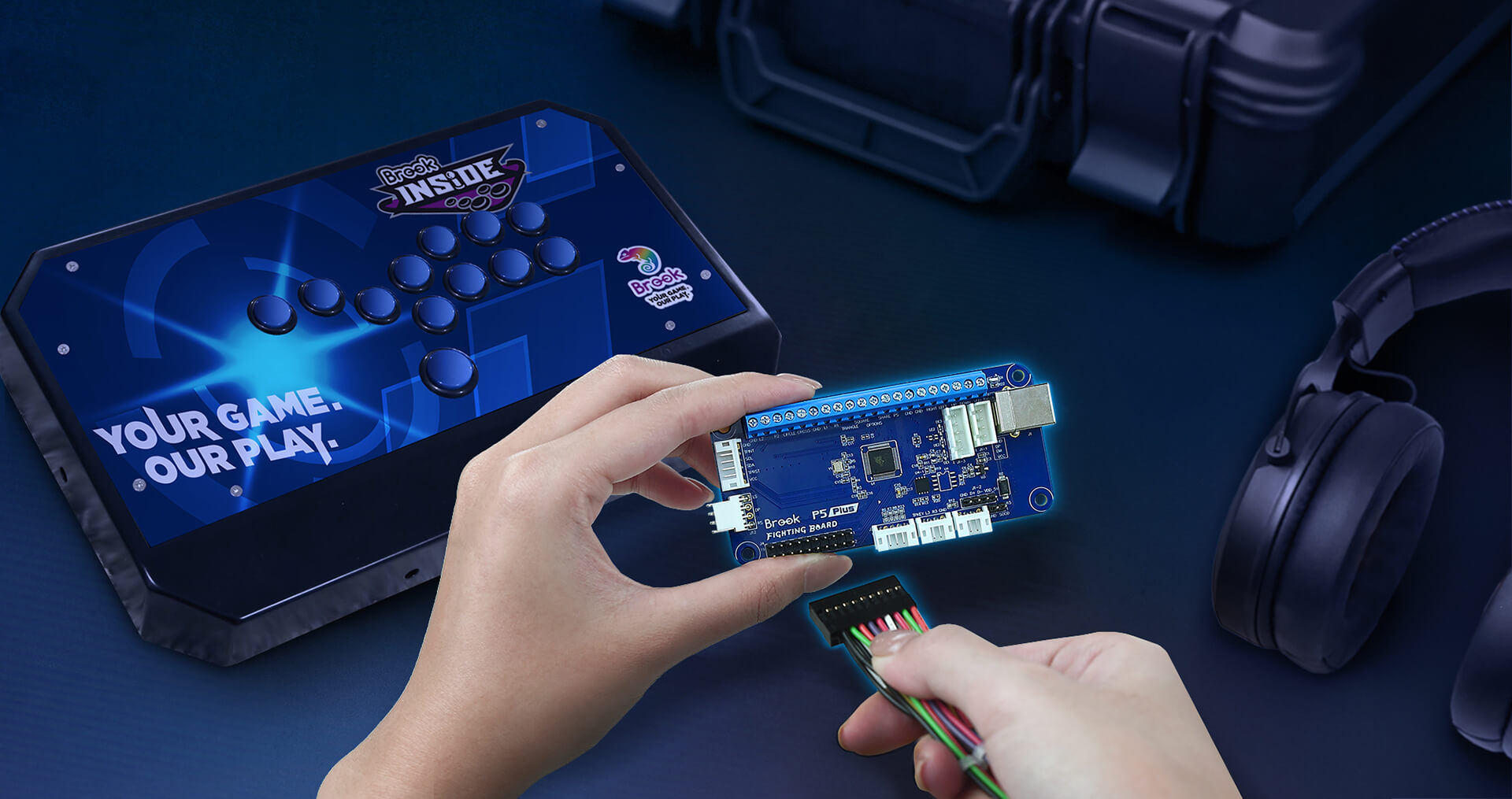 P5 PLUS Fighting Board – Brook Gaming