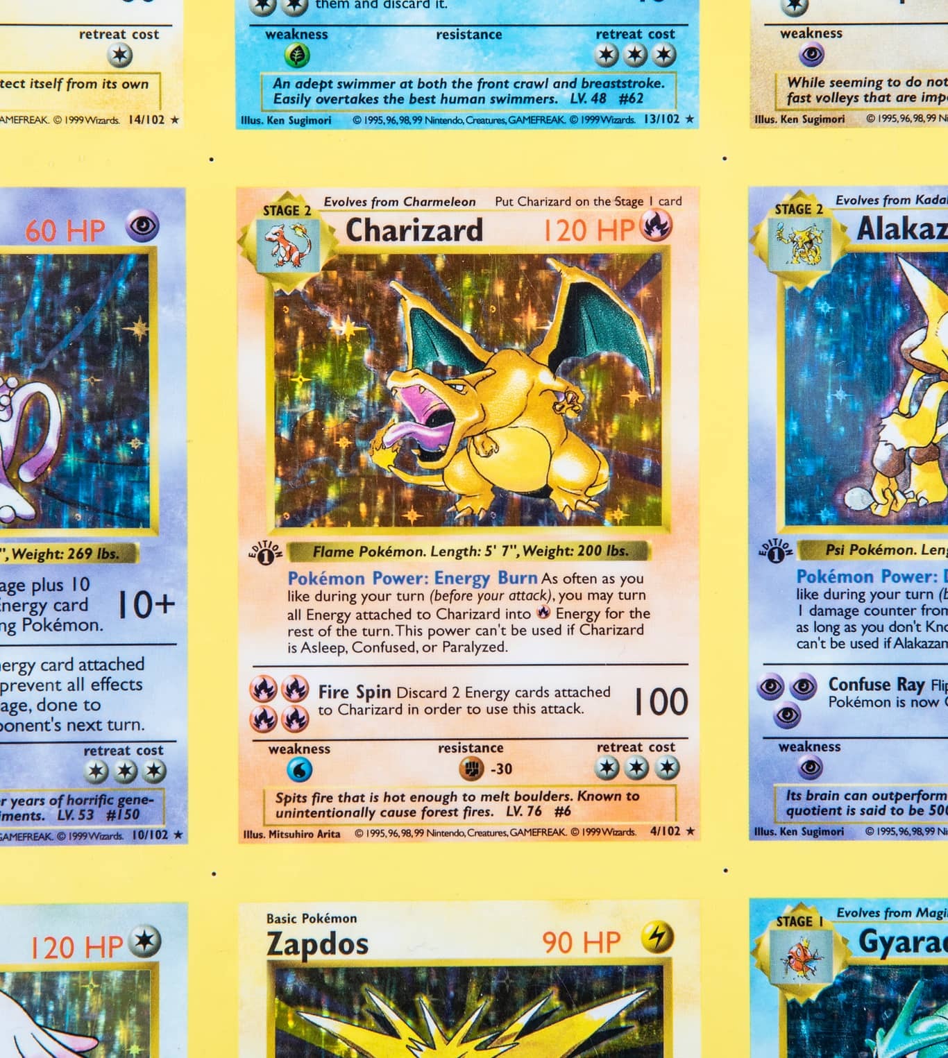 現在約390万円！「ポケモンカード」1999年初版アンカットシートが