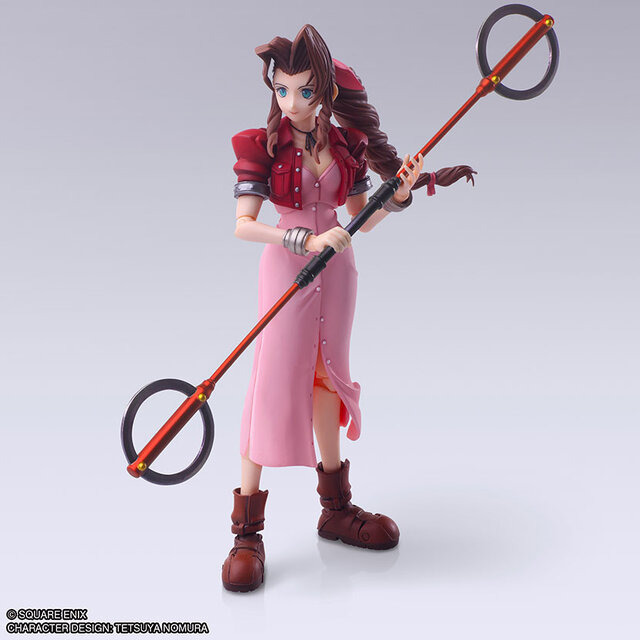 FF7』エアリスを“原点の懐かしい姿”で再現！可動フィギュア「BRING