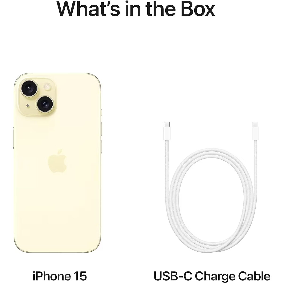 Apple iPhone 15, 128GB, Yellow (MTP23PX/A)