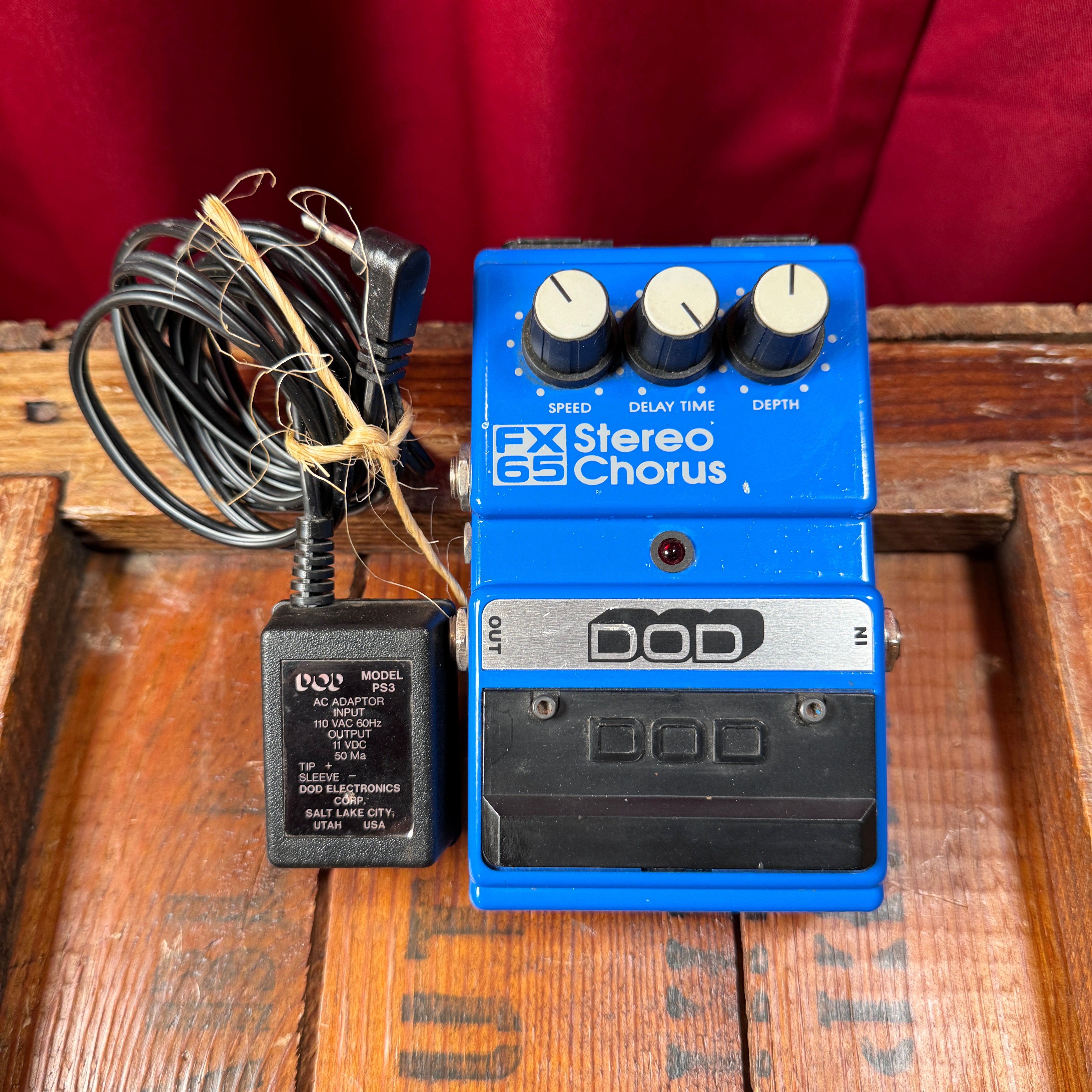 DOD FX65 Stereo Chorus Pedal w/ Power Supply – Drugan's Drums