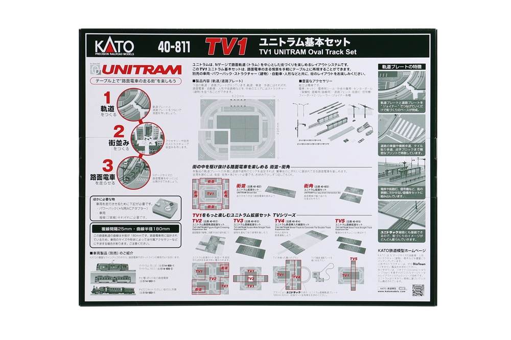 KATO鉄道模型オンラインショッピング TV1 ユニトラム基本セット