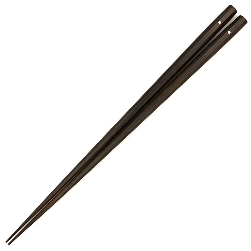新潟木箸 十六角 黒檀（大） - お買い物｜日本最大級の箸の通販サイト