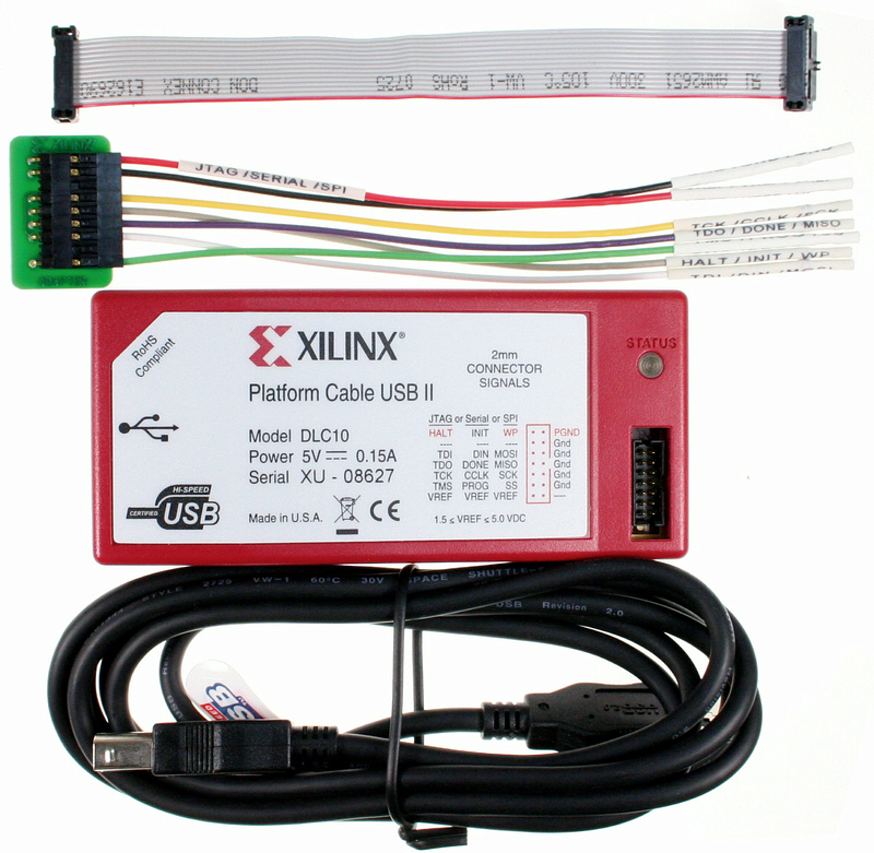 Xilinx社 USB対応ダウンロードケーブル HW-USB-II-GH