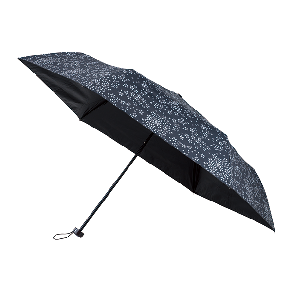 モノクロ和柄 晴雨兼用折りたたみ傘【最安値536円】｜ノベルティ・記念