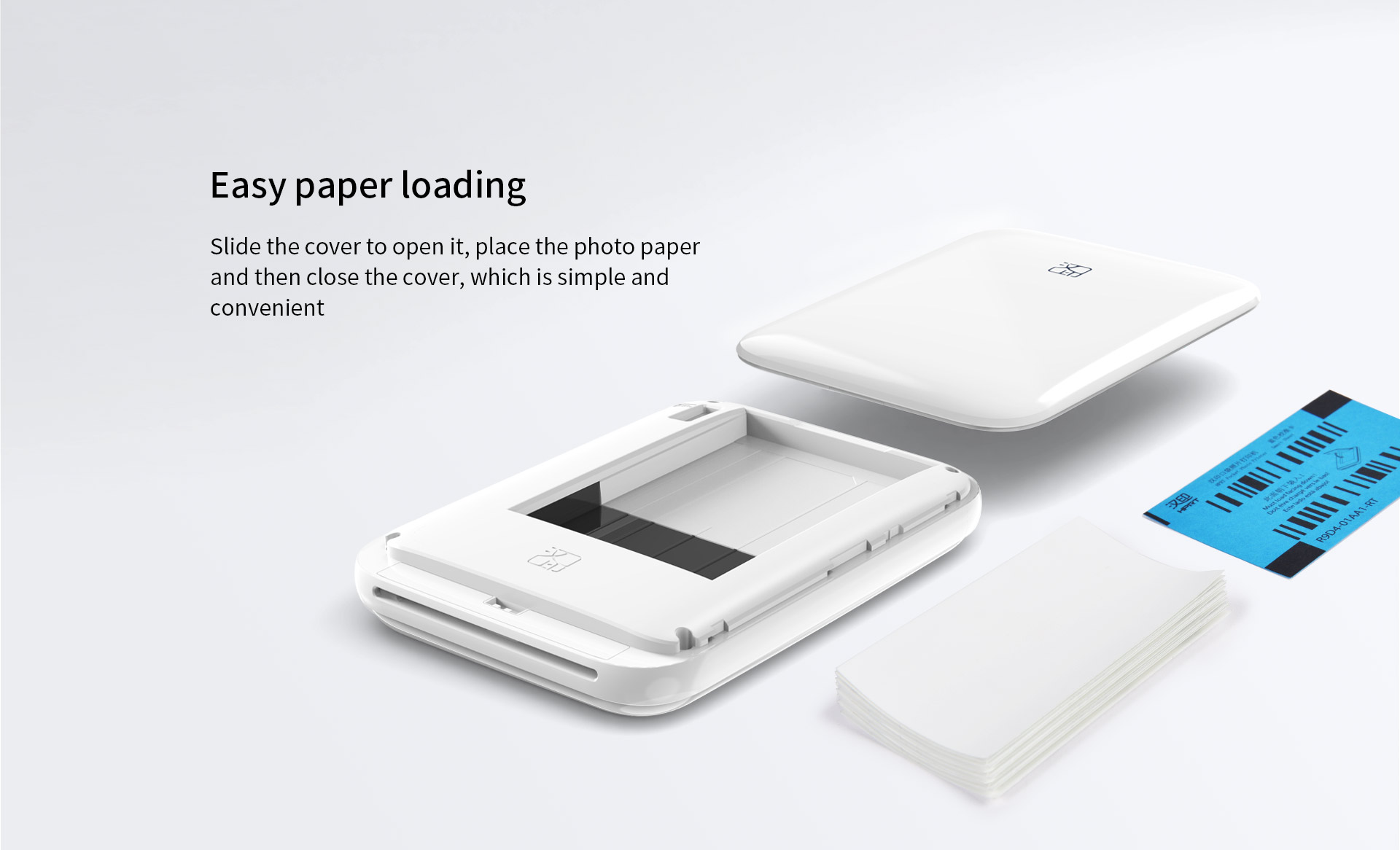 Mini Photo Printer(Zink), Bluetooth Photo Sticker Printer MT53 - HPRT