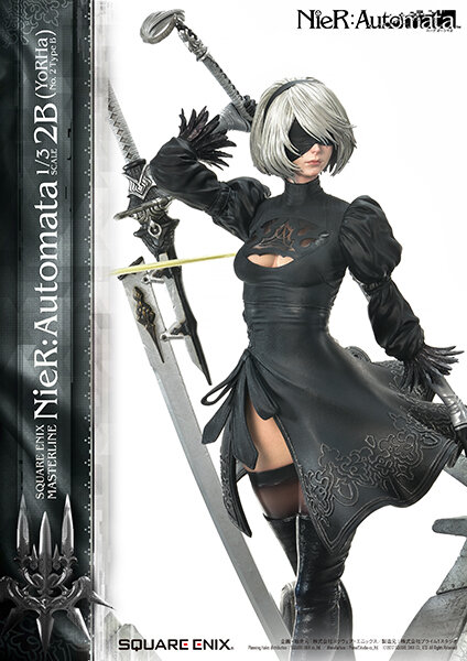 お値段約28万の造形美！『ニーア オートマタ』より「2B（ヨルハ二号B型