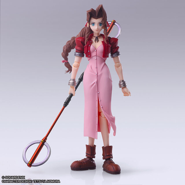 FF7』エアリスを“原点の懐かしい姿”で再現！可動フィギュア「BRING