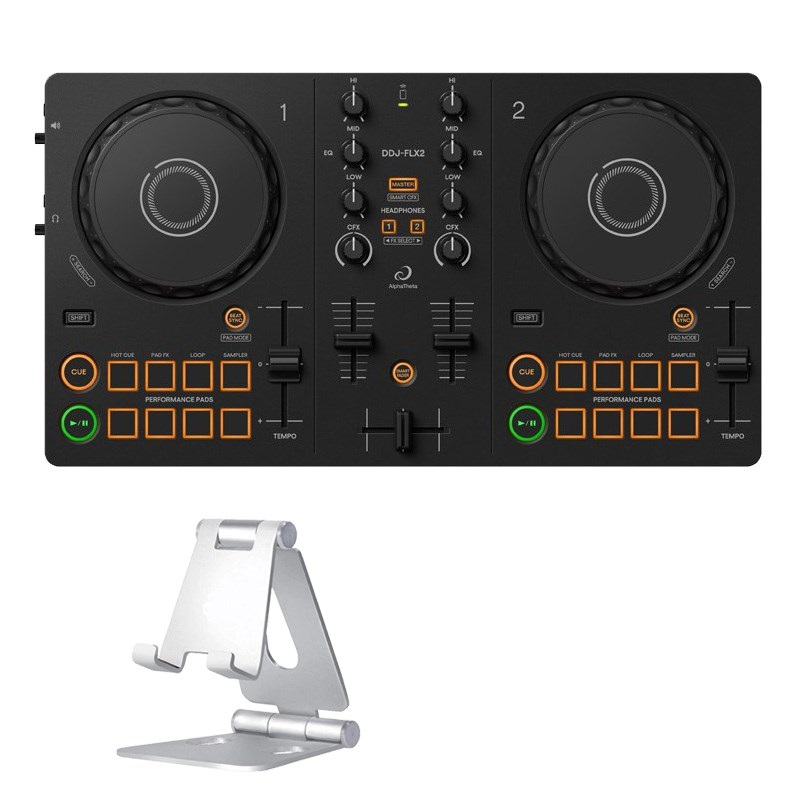 AlphaTheta DDJ-FLX2 + スマホスタンドSET 【APPLE MUSIC対応】 (djay