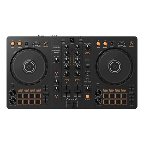 Pioneer DJ DDJ-FLX4 + ヘッドホン + DM-40D スピーカーセット 【Power