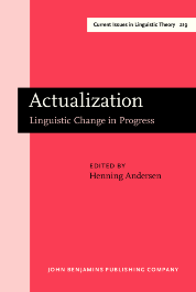 Current Issues in Linguistic Theory | John Benjamins