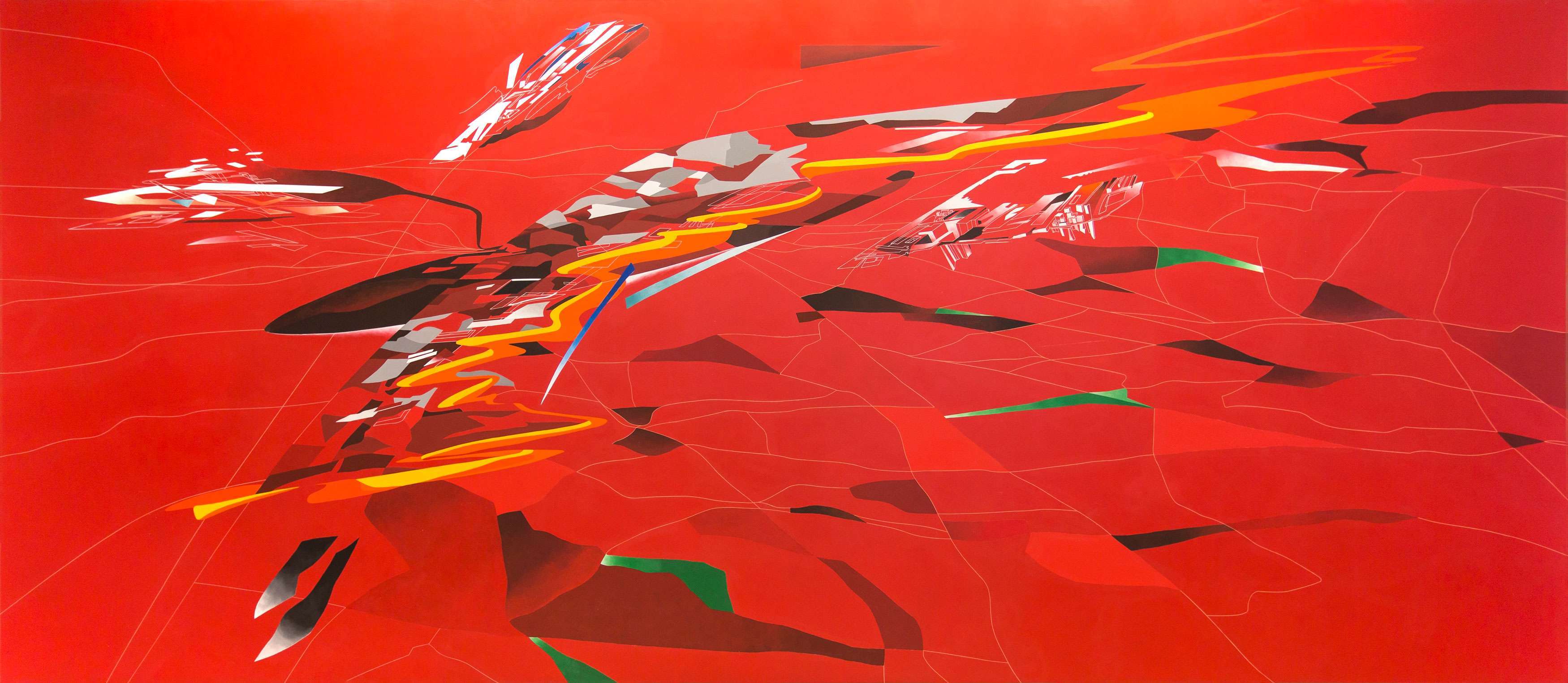 Zaha Hadid Early paintings drawings at Serpentine Gallery