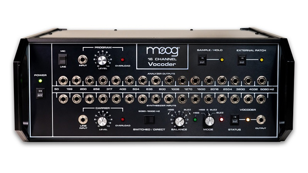 16 Channel Vocoder、moogの最高品質ボコーダーで現在即納可能！！