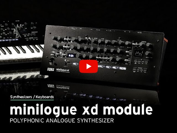 KORGのアナログシンセ、minilogue xd moduleのご紹介です。