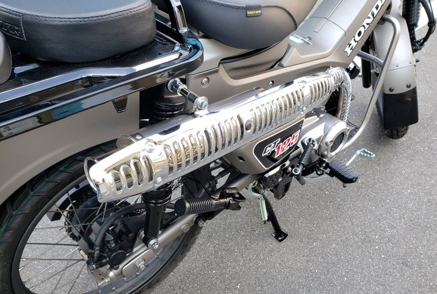 CT125 ハンターカブ JA65 OUTEX UPマフラー アップマフラー アウテックス