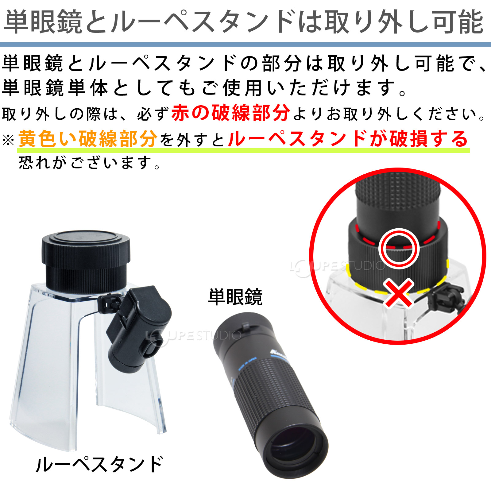 KM-820LS]ギャラリースコープ ライトスタンド付25倍:池田レンズ工業