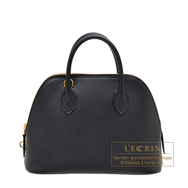 エルメス ボリード1923 25 ブラック ヴォーエプソン ゴールド金具