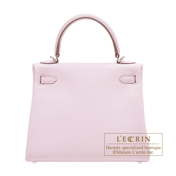 エルメス ケリー25/内縫い モーヴペール スイフト シルバー金具