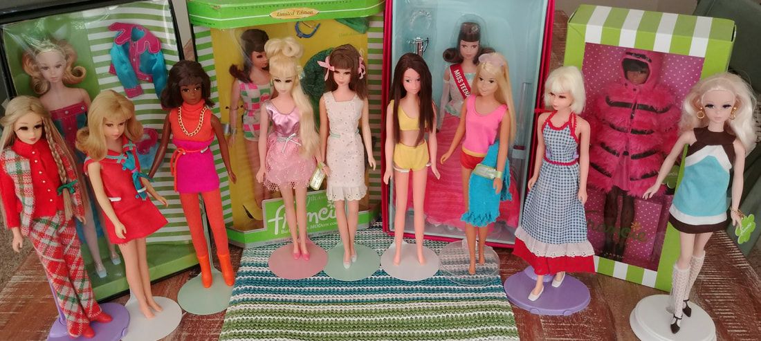 Francie - Barbie's MOD'ern cousin - Mod Barbie & Other 70s Dolls