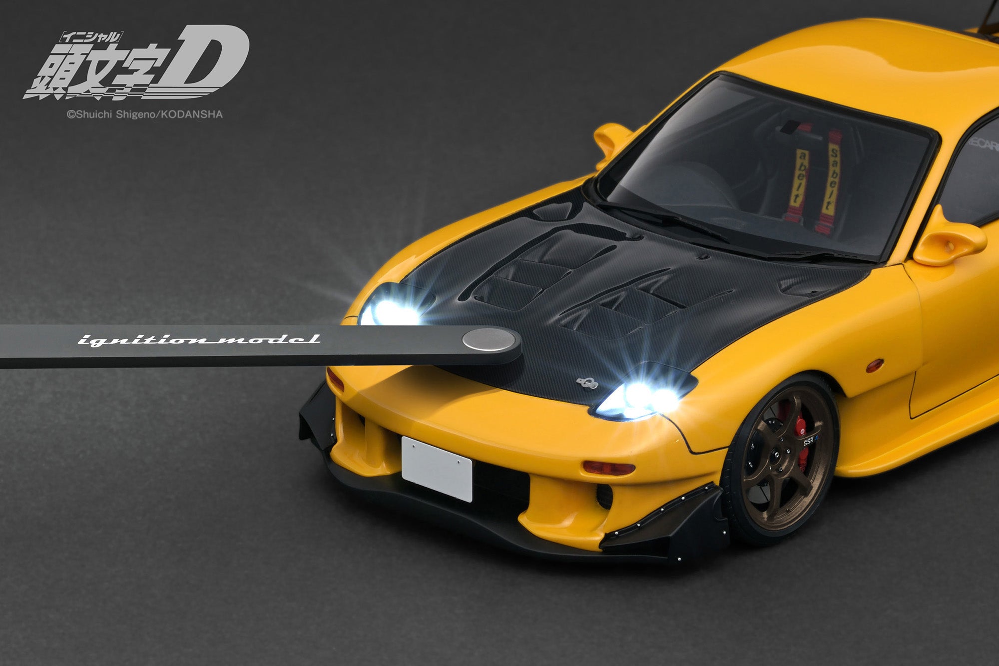 イグニッションモデル1/18 MAZDA RX-7 (FD3S) イエロー 1/18 Ignition