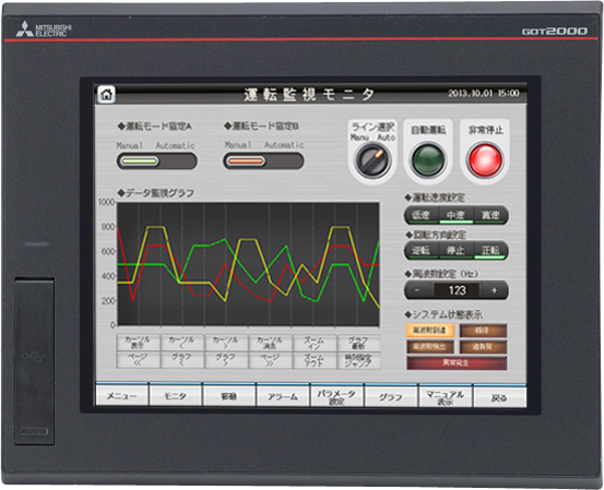 GT2708-VTBA 特長 表示器 MELHMI-GOT 仕様から探す｜三菱電機 FA