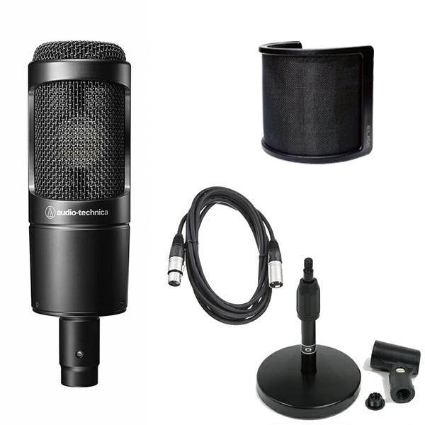 オーディオテクニカ audio-technica コンデンサーマイク AT2035 +