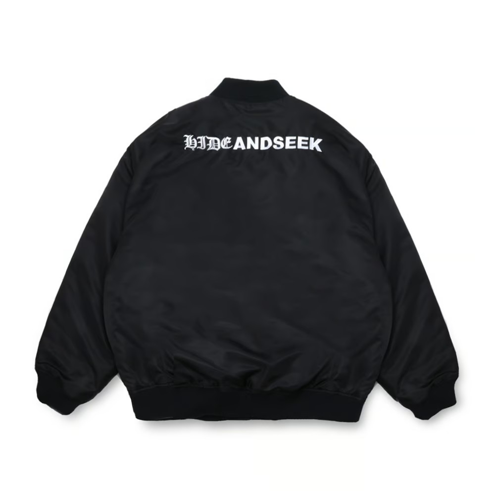 HIDEANDSEEK(ハイドアンドシーク) バーシティジャケット Nylon Varsity