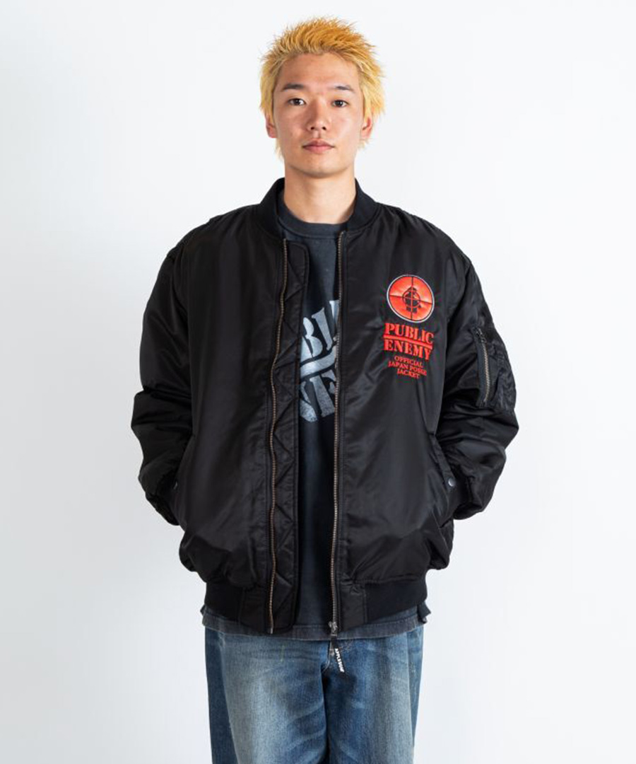 APPLEBUM(アップルバム) ジャケット ”PUBLIC ENEMY” MA-1 Jacket