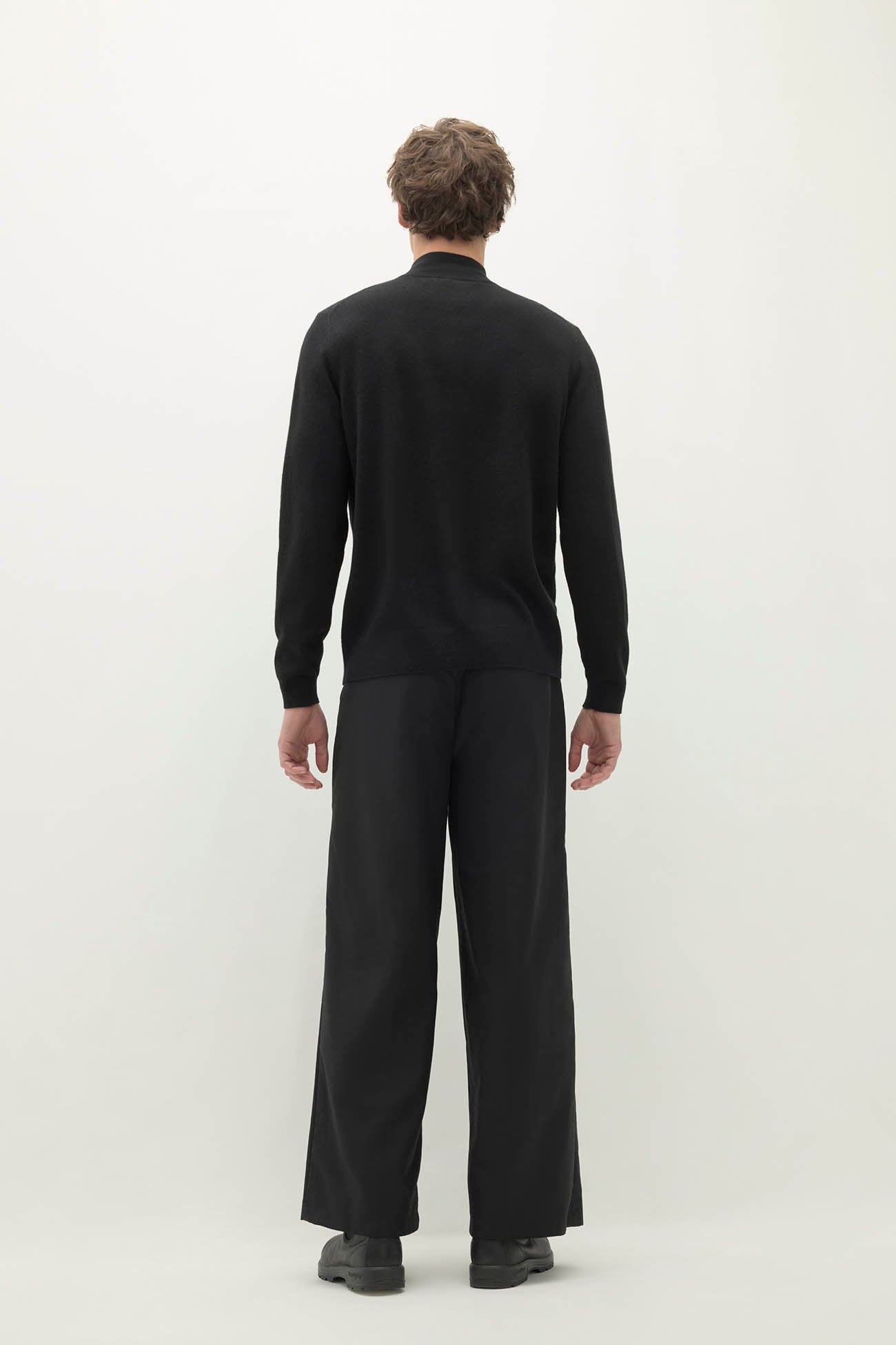 Men's Phillip Quarter-Zip Cashmere Sweater – NAKEDCASHMERE
