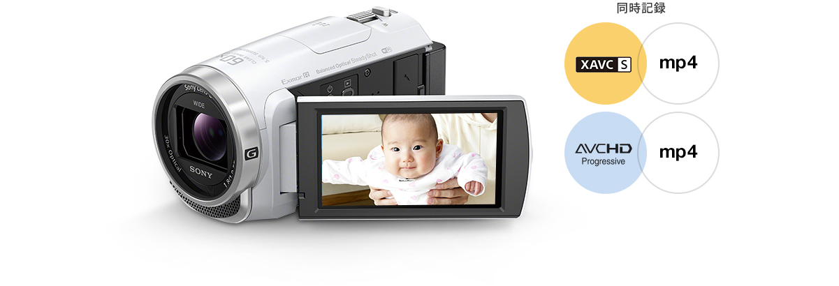 HDR-CX675 特長 : 便利な撮影機能 | デジタルビデオカメラ Handycam