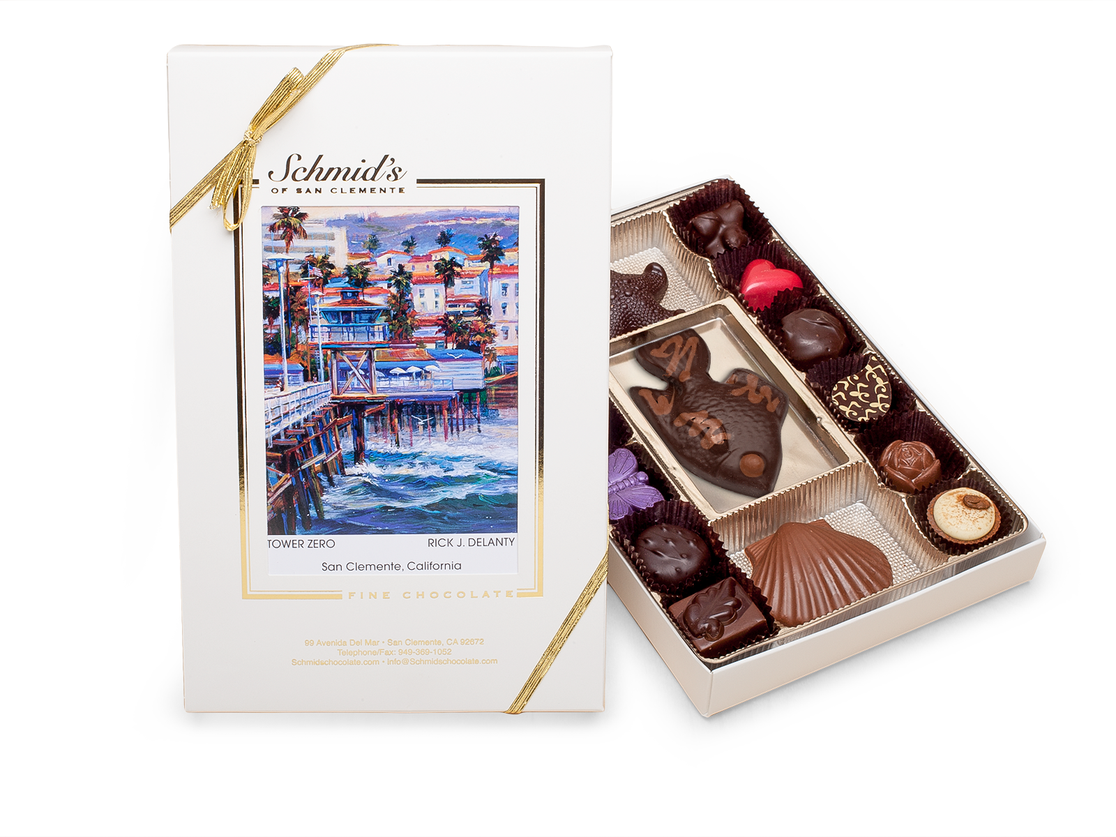 Delanty Fine Art Box with Chocolate Fish, 15 pc. – Schmid's of San
