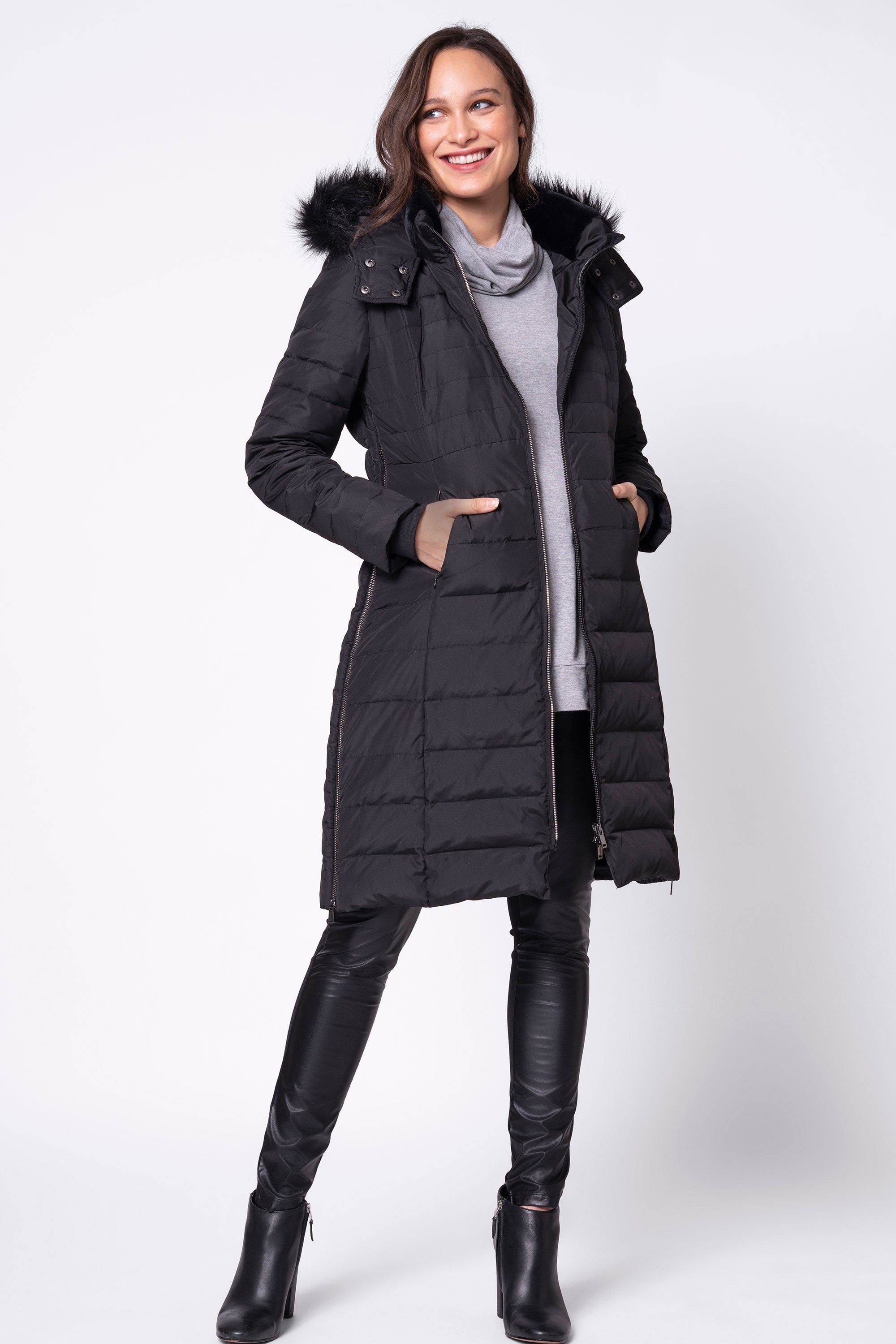 Lily 3-in-1 Maternity & Forever Coat Seraphine – Seven Women Maternity