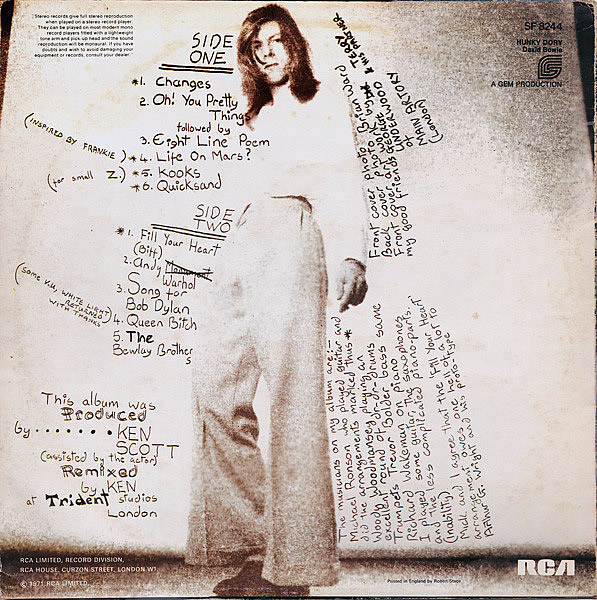 Hunky Dory / ハンキー・ドリー - DAVID BOWIE - デヴィッド・ボウイ