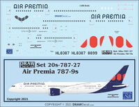 Boeing 787-9 Dreamliner - Japan Airlines Draw Decal -20-787-02B