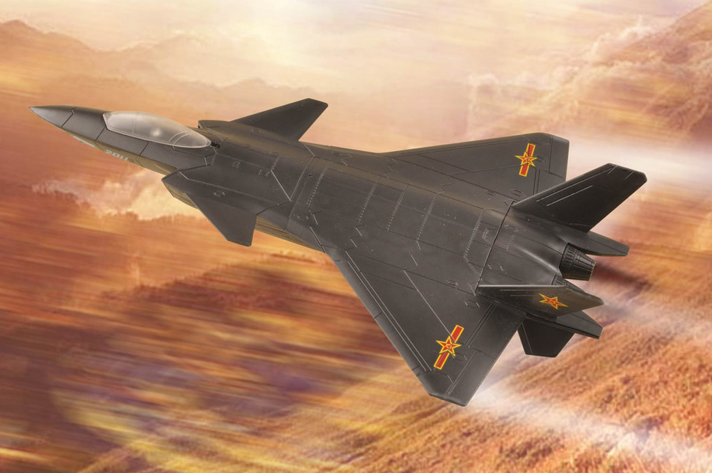 Chinese J-20 Mighty Dragon (Series 200mm) Hobby Boss 81902