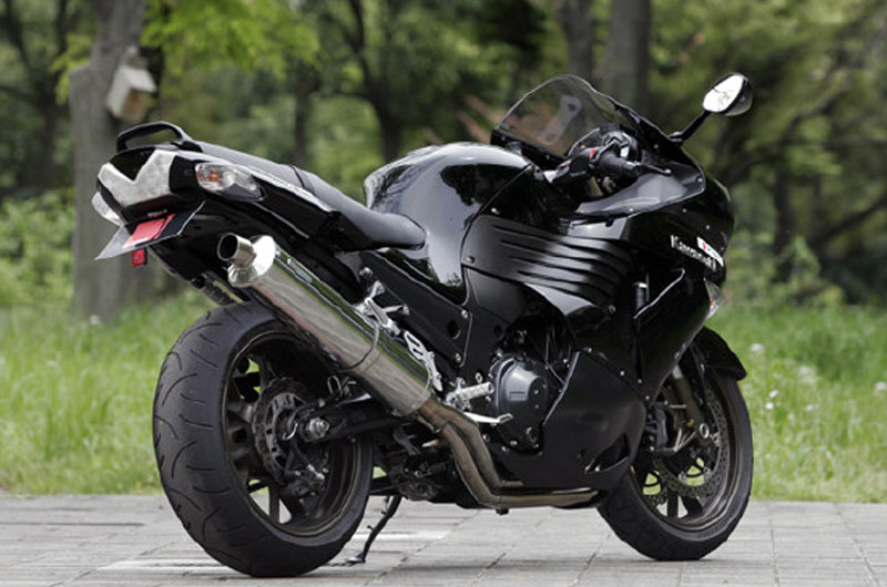 Kawasaki ZZR1400 PURESPORT OneTail Ti 93dB | SP忠男オリジナルマフラー