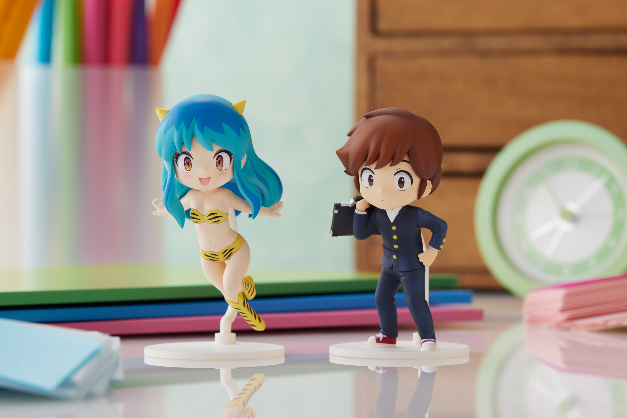 ミニフィギュア うる星やつら ラム・諸星あたる・テン&コタツネコ