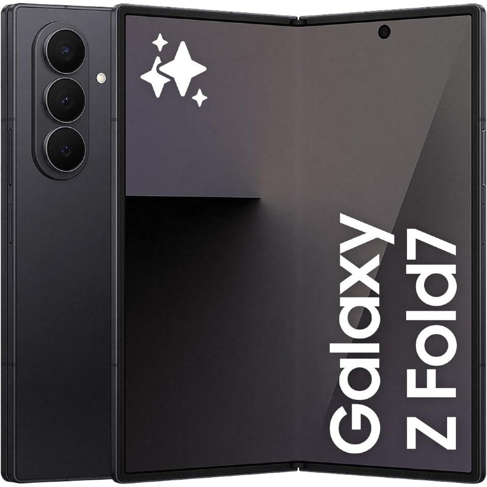 Samsung Galaxy Z Fold7 – 256 GB, Jet Black, 8″ Foldable AMOLED