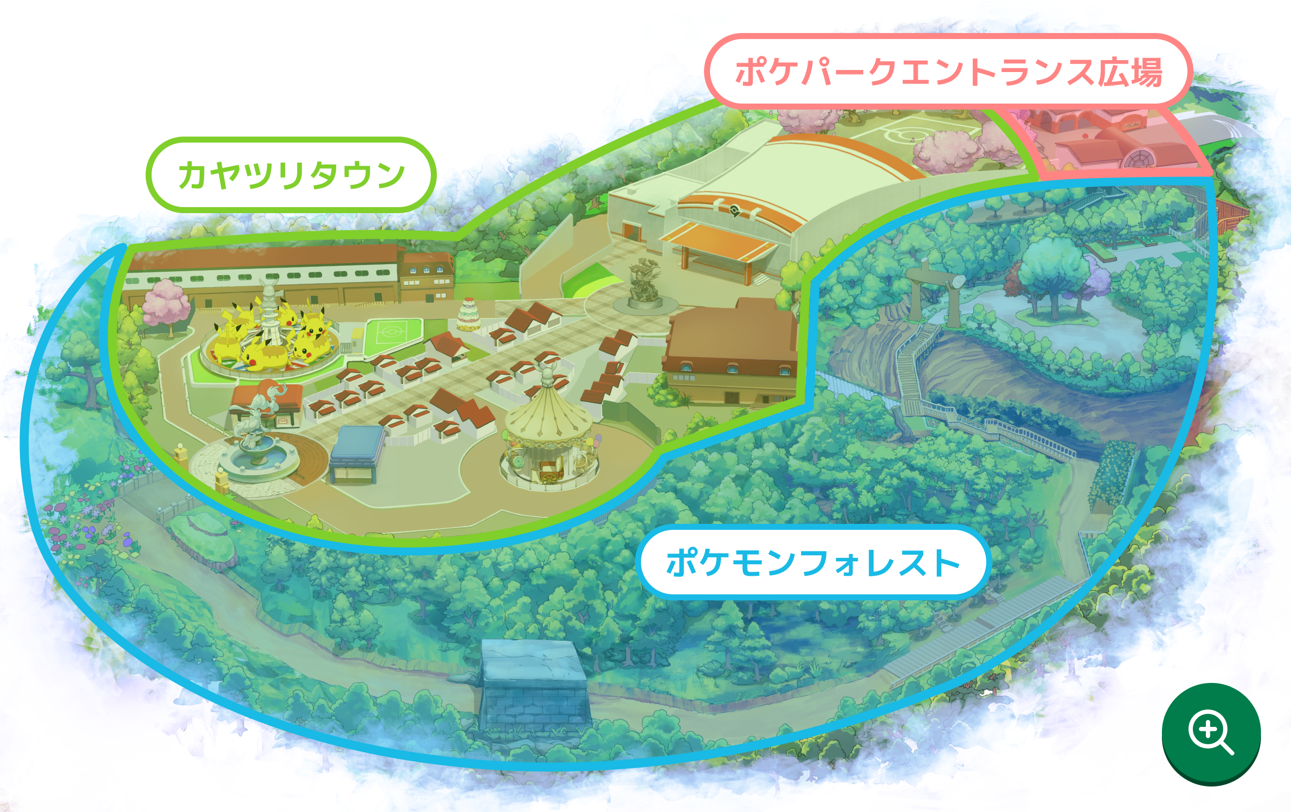 場内マップ｜ポケパーク カントー【公式】