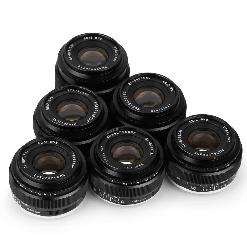 TTArtisan 50mm F2 Full-frame Lens for Fuji, Sony, Canon, Nikon